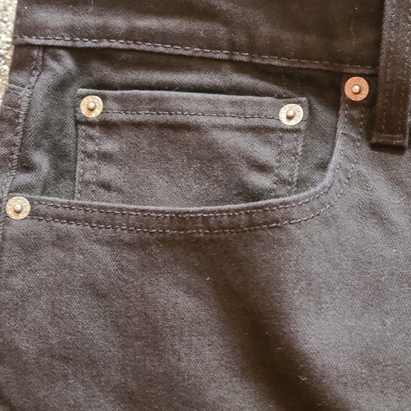 Red tab/ Blank Tab Levi's Mens 502 Black Taper Jeans 36x30 With Tags casual - Picture 9 of 16